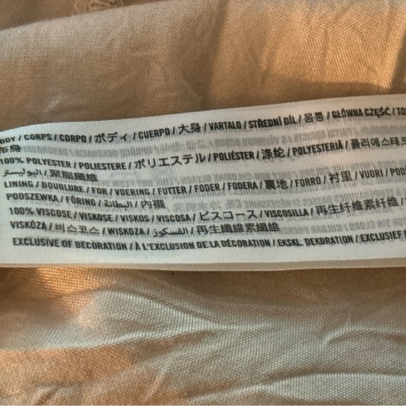 ABERCROMBIE & FITCH wrap dress, animal print, size small. Fully lined. - Picture 8 of 8